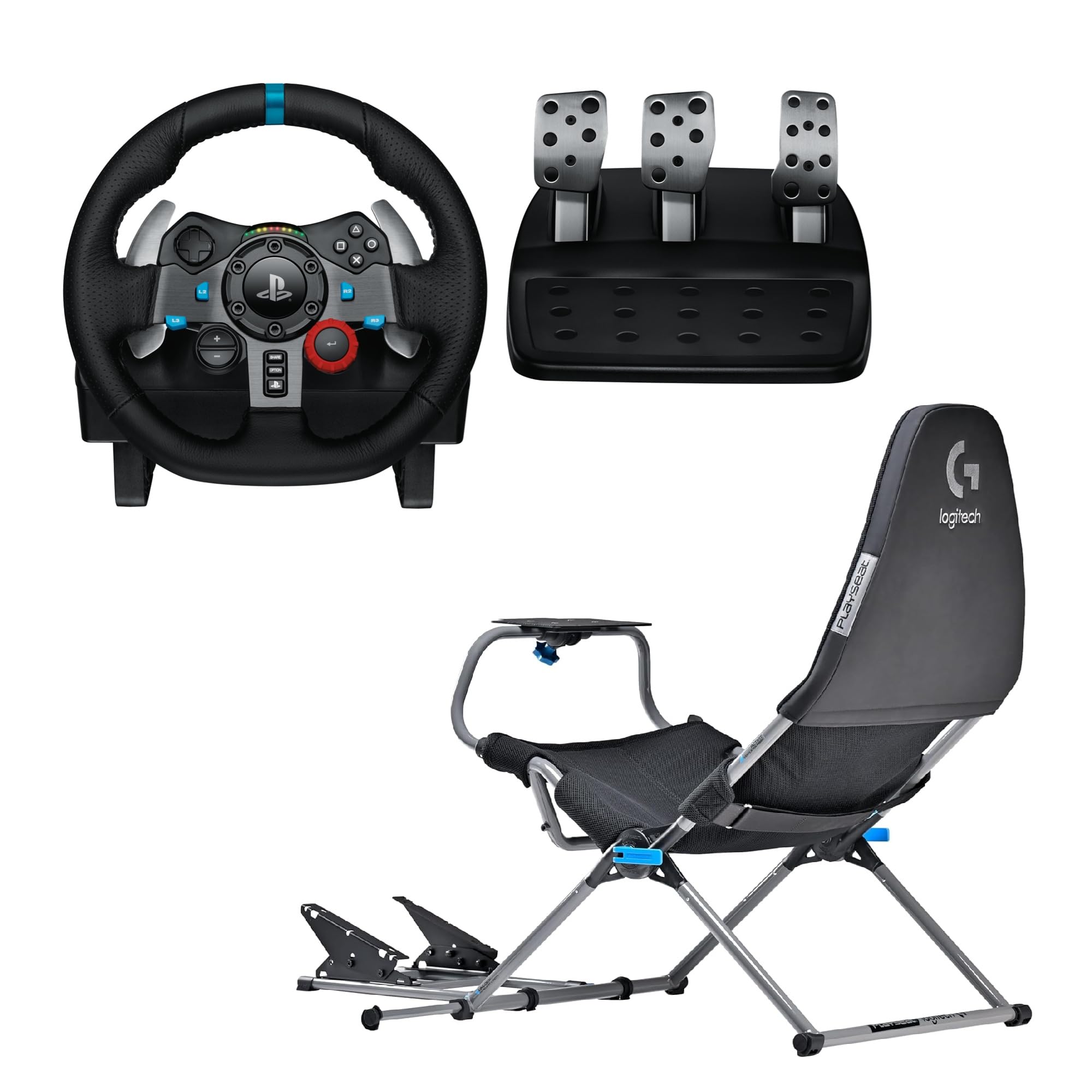 FLYBASE CHALLENGEチェアLOGICOOLG29 グランツーリスモ Playseat® Challenge X - Logitech G Edition & Logitech G29 Driving